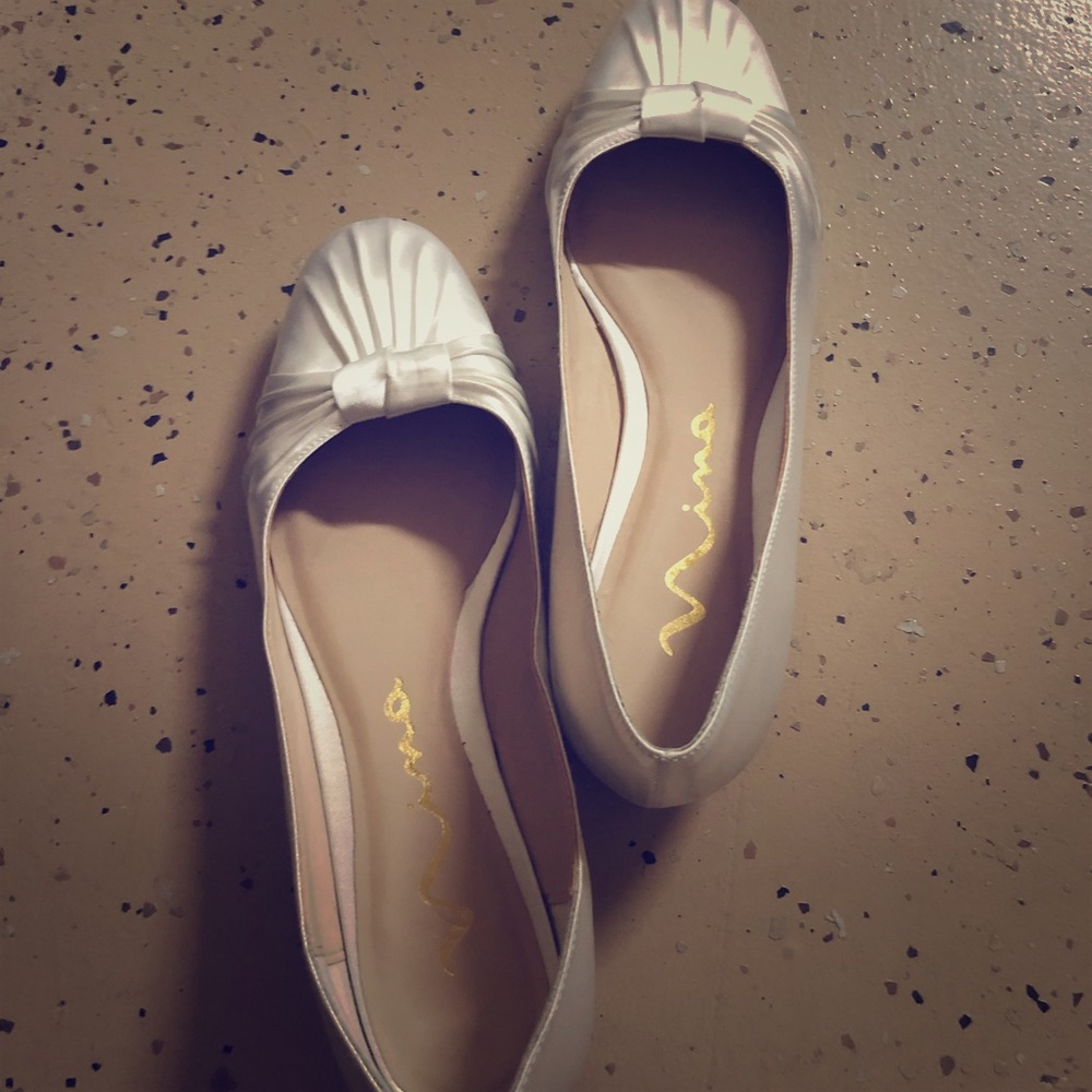 Nina Wedding Evening Elegant Ivory  Shoes 7.5